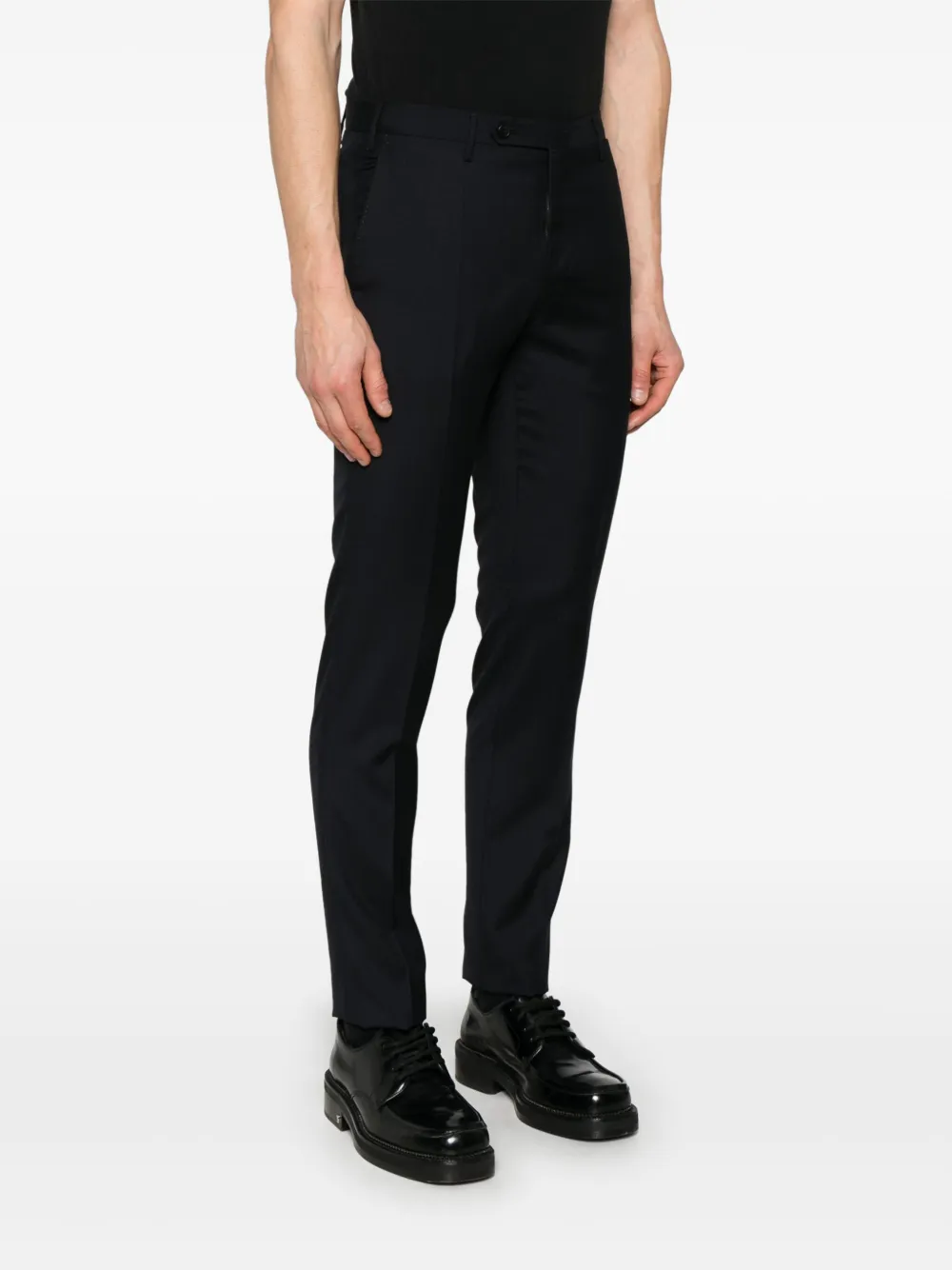 Incotex Wollen broek Blauw