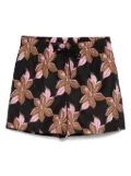 Gucci printed swim shorts - Brown