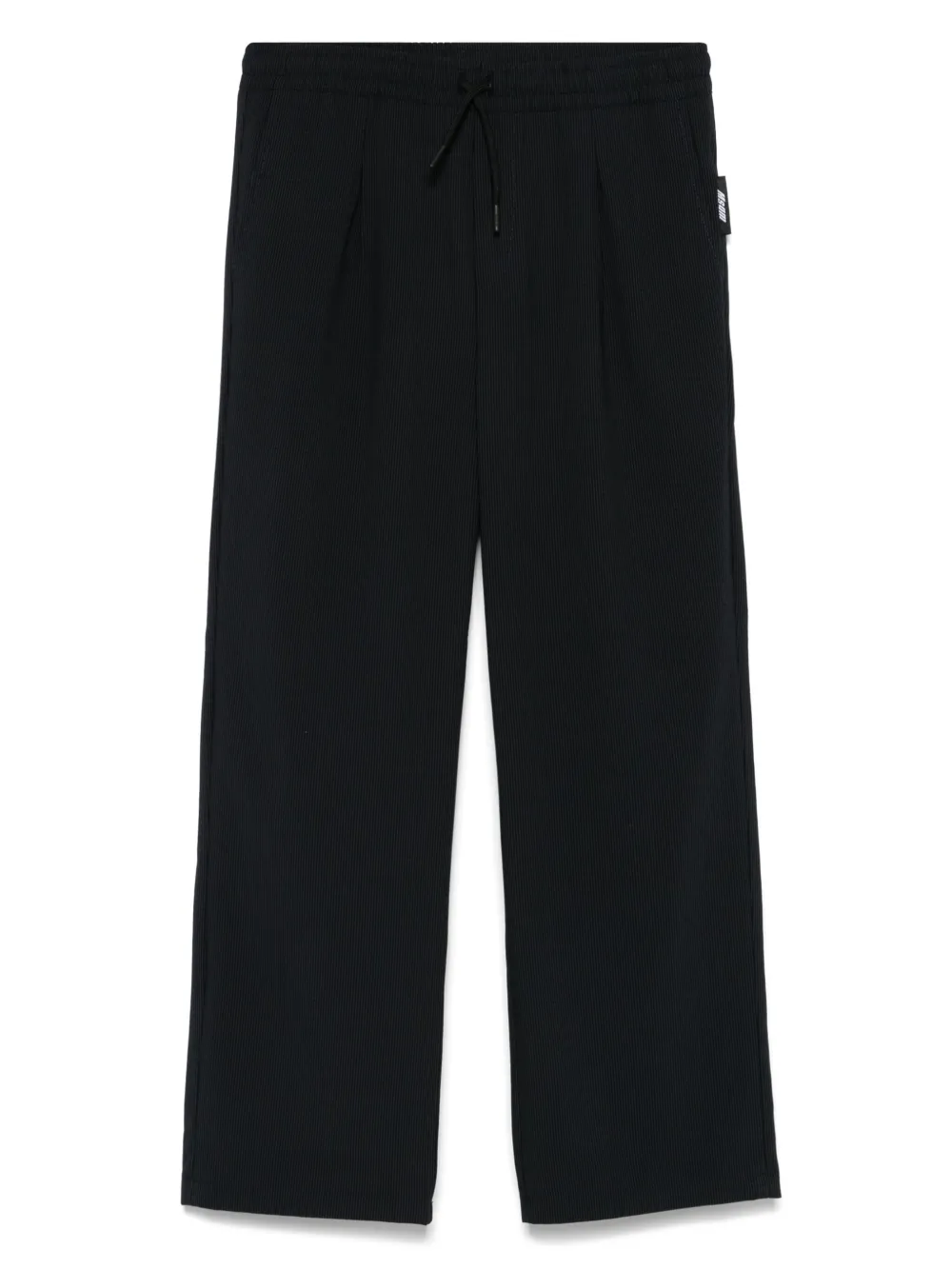 MSGM Kids Broek met krijtstreep Blauw