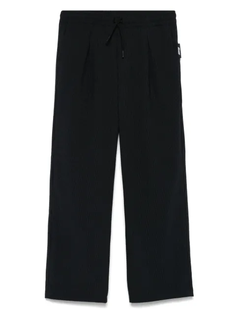 MSGM Kids pantalones rectos con rayas diplomáticas estampadas