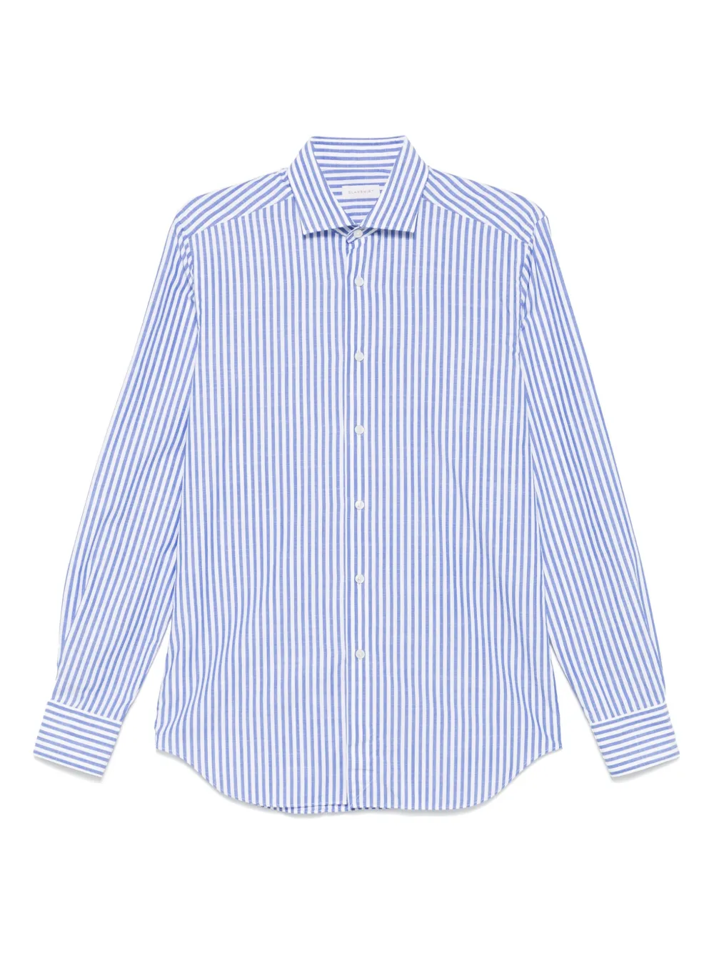 Glanshirt camisa con rayas estampadas | azul | Image 1