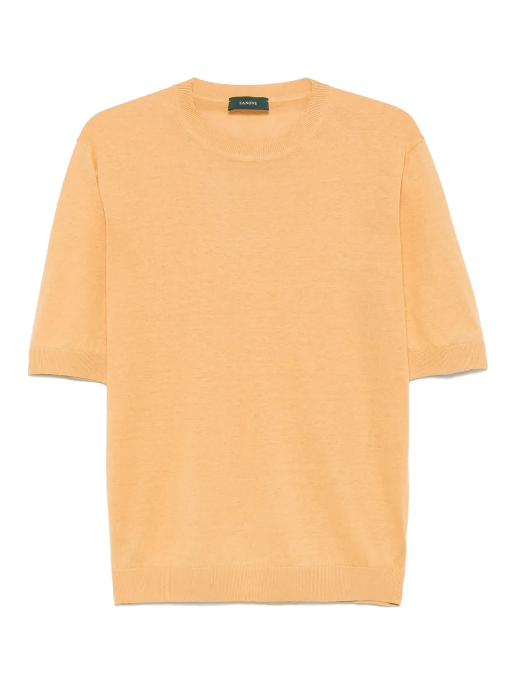 Zanone playera de canalé fino | amarillo | Image 1