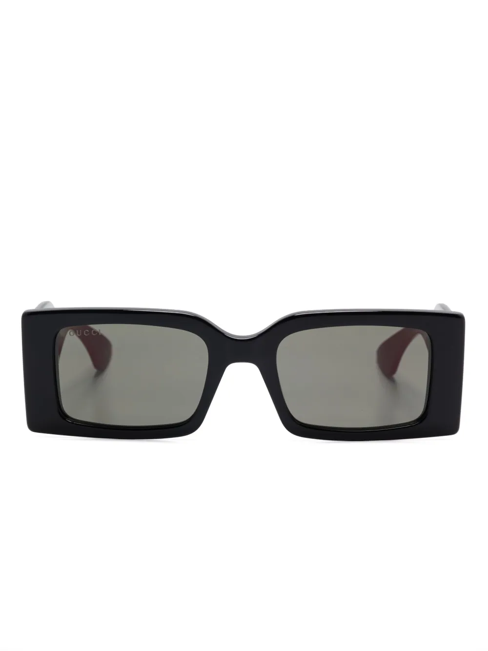 Gucci Eyewear Zonnebril met vierkant montuur Zwart