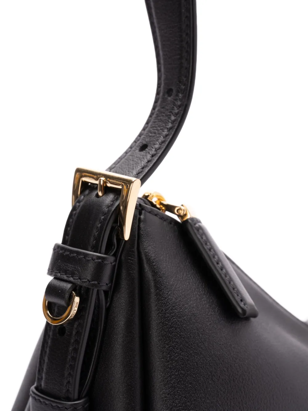 Prada Aimée grote schoudertas Zwart