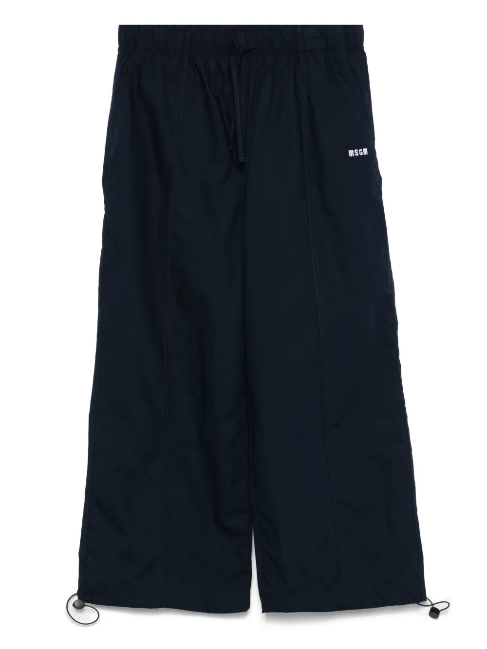 MSGM Kids Trainingsbroek met geborduurd logo Blauw