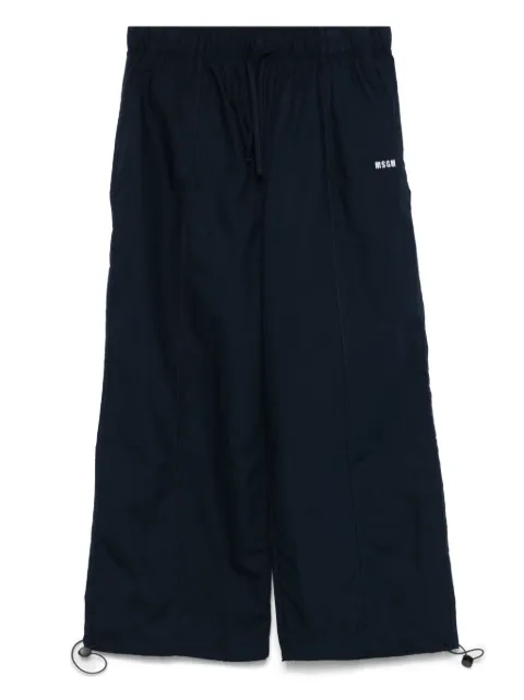MSGM Kids embroidered-logo track pants