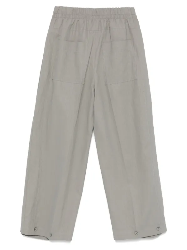 Jil Sander Linen Trousers | Grey | FARFETCH