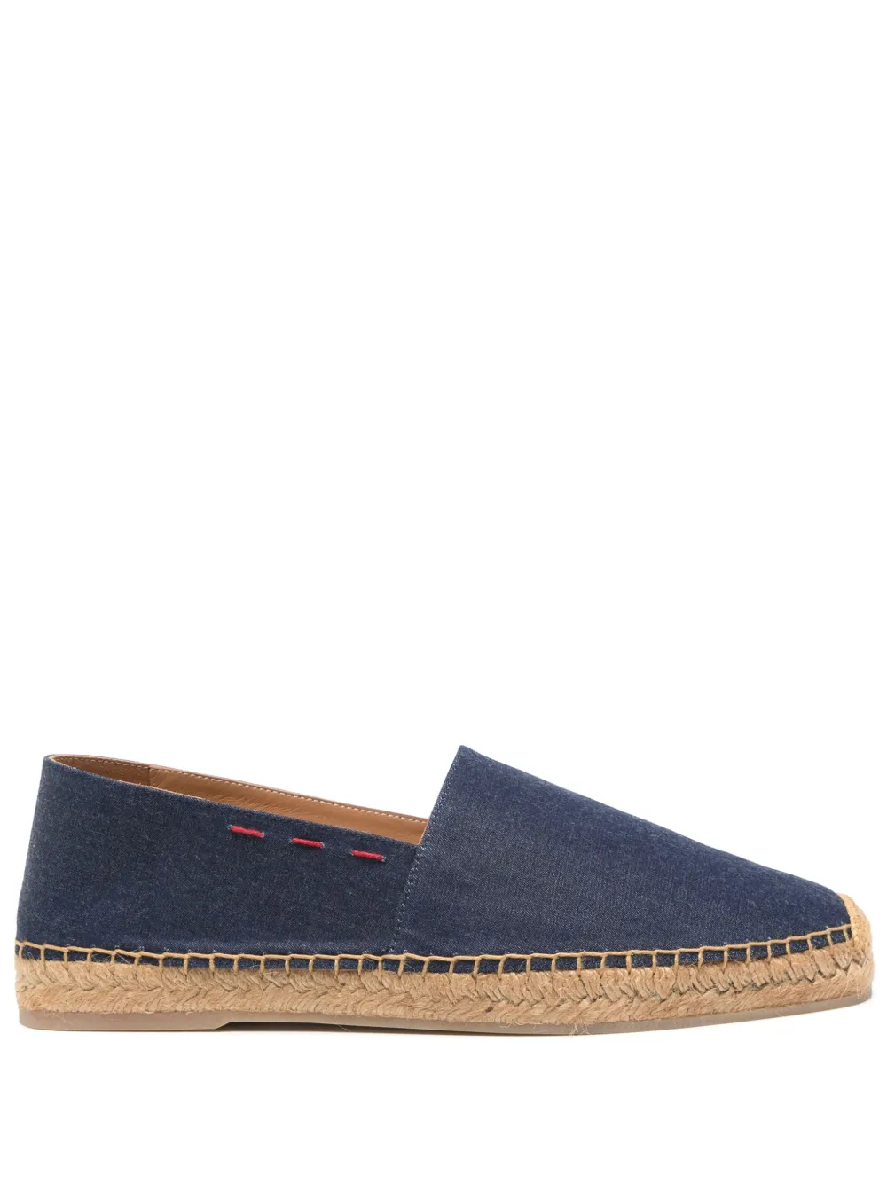 Kiton denim espadrilles Blauw