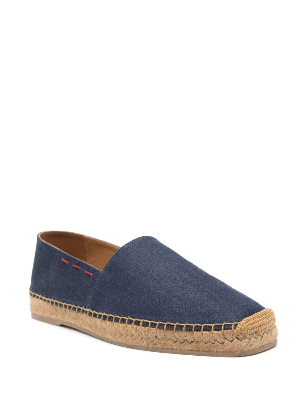 Kiton Denim espadrilles - Blauw