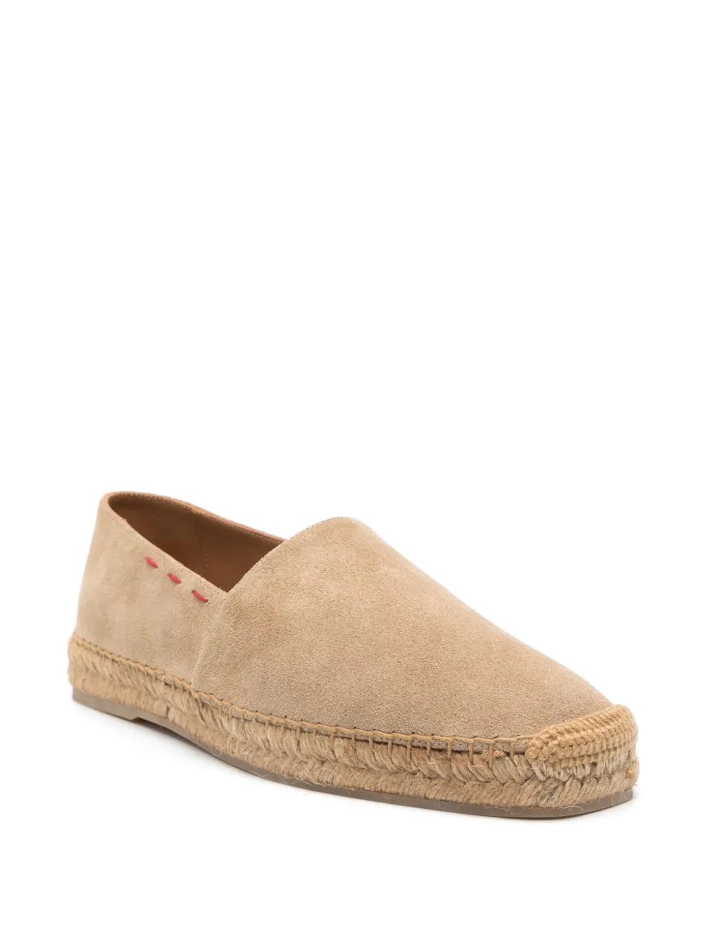 Kiton suede espadrilles Beige