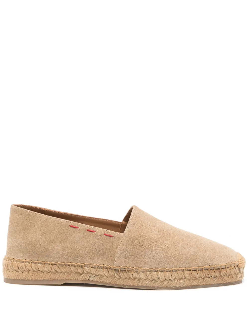 Kiton suede espadrilles Beige