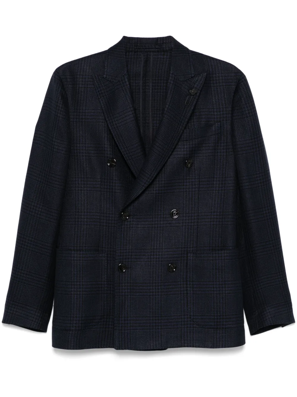 Lardini checked blazer | Blue | Image 1