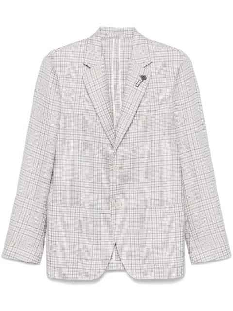 Lardini checked blazer