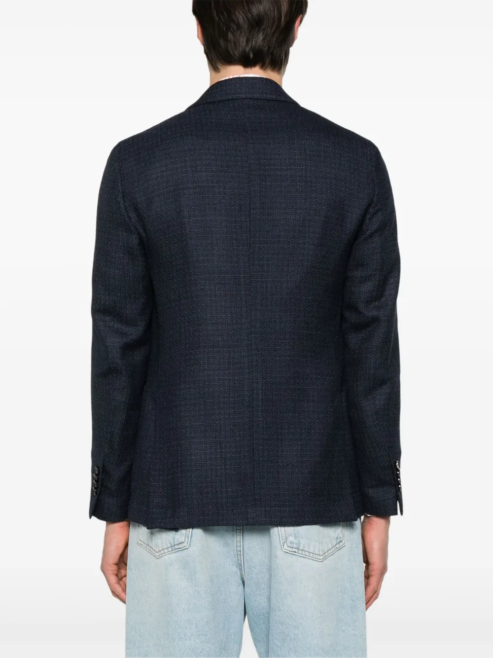 Lardini Blazer met enkele rij knopen Blauw