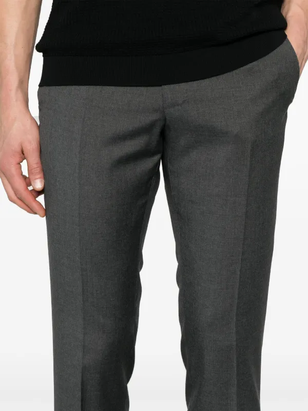 Incotex Wool Trousers | Grey | FARFETCH RO