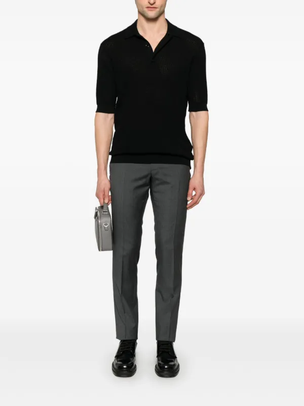 Incotex Wool Trousers | Grey | FARFETCH RO