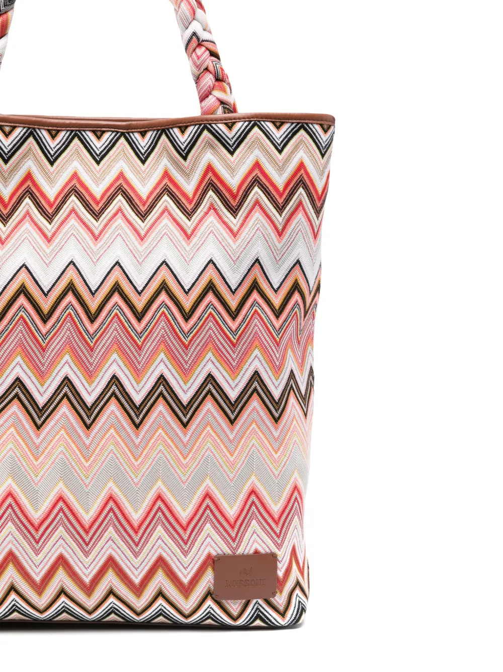MISSONI ZIGZAG-WOVEN TOTE BAG