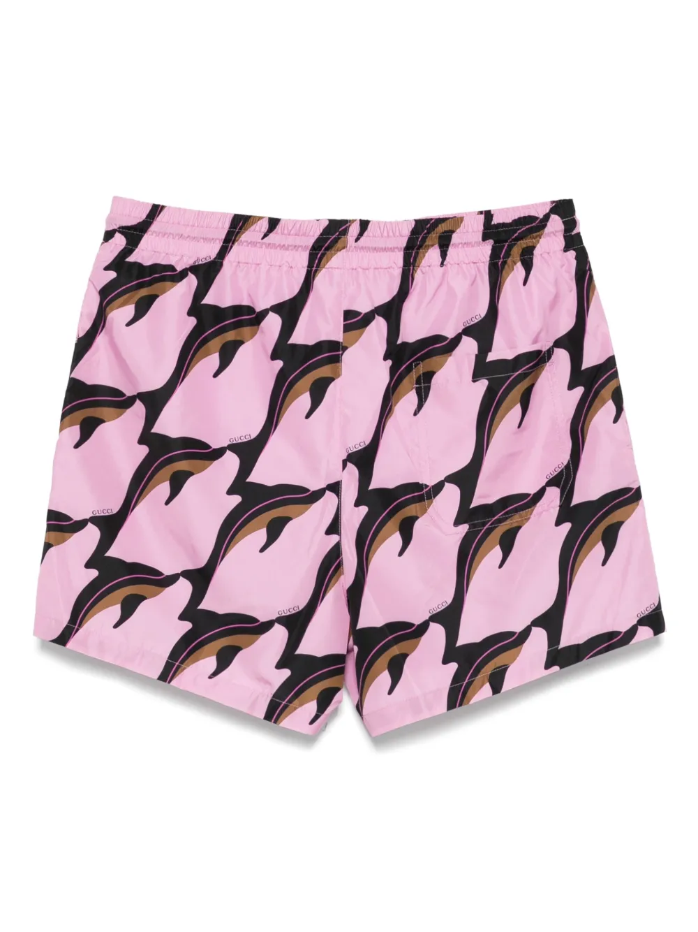 Gucci Zwembroek met print - Roze