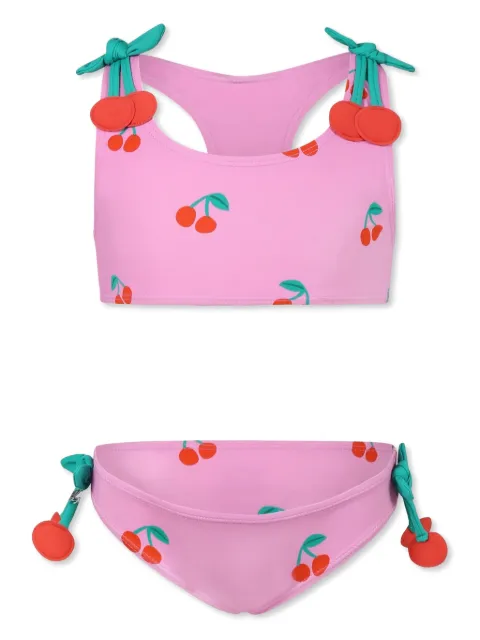 Stella McCartney Kids Cherry Print bikini set