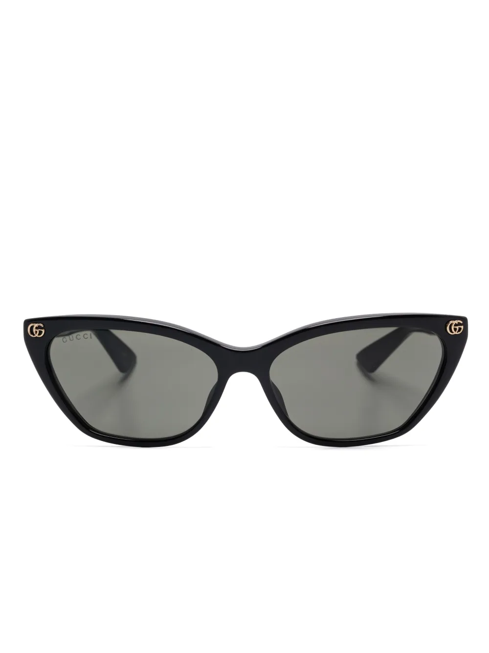 Gucci Eyewear Zonnebril met cat-eye montuur Zwart