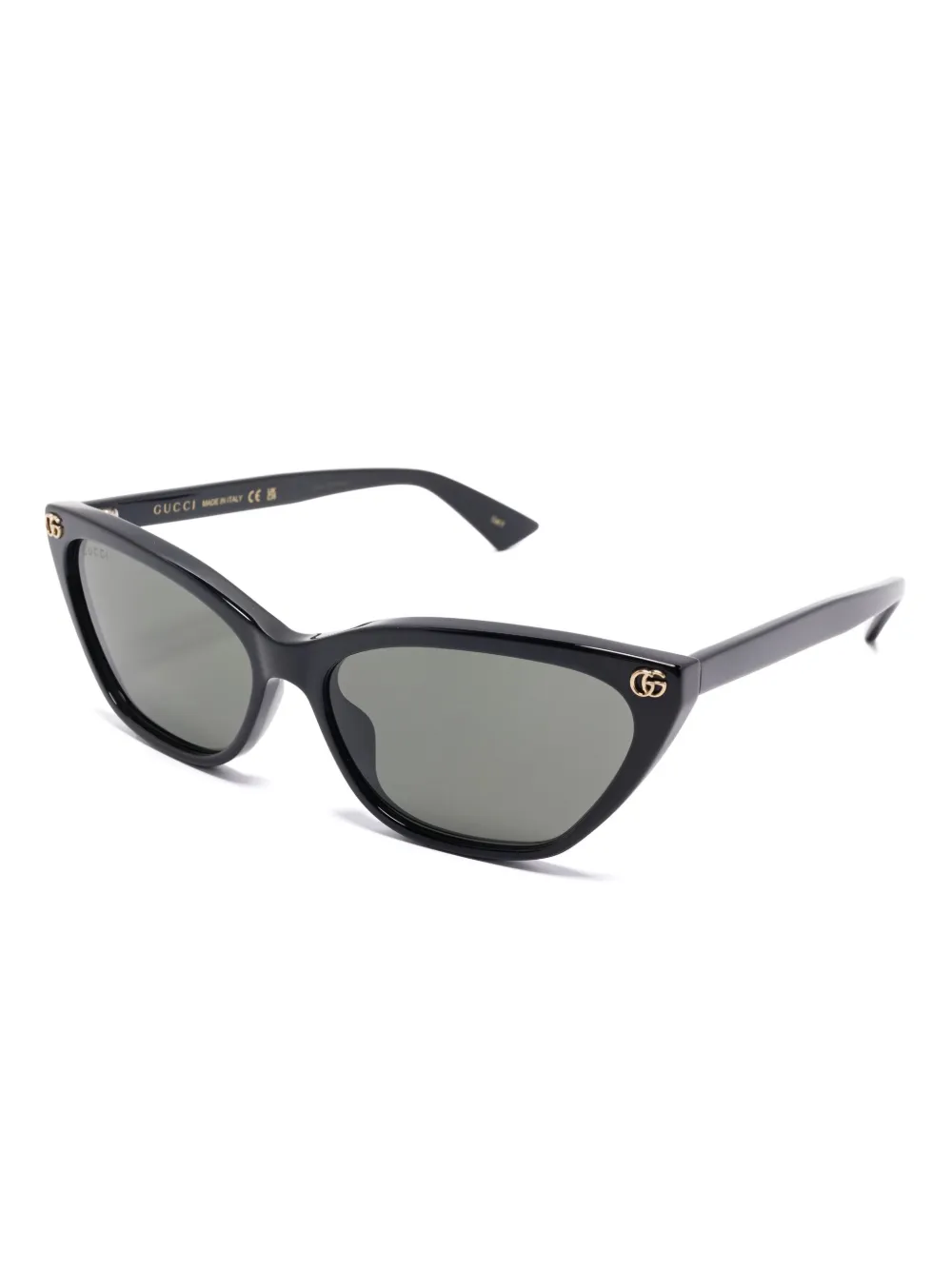Gucci Eyewear Zonnebril met cat-eye montuur Zwart