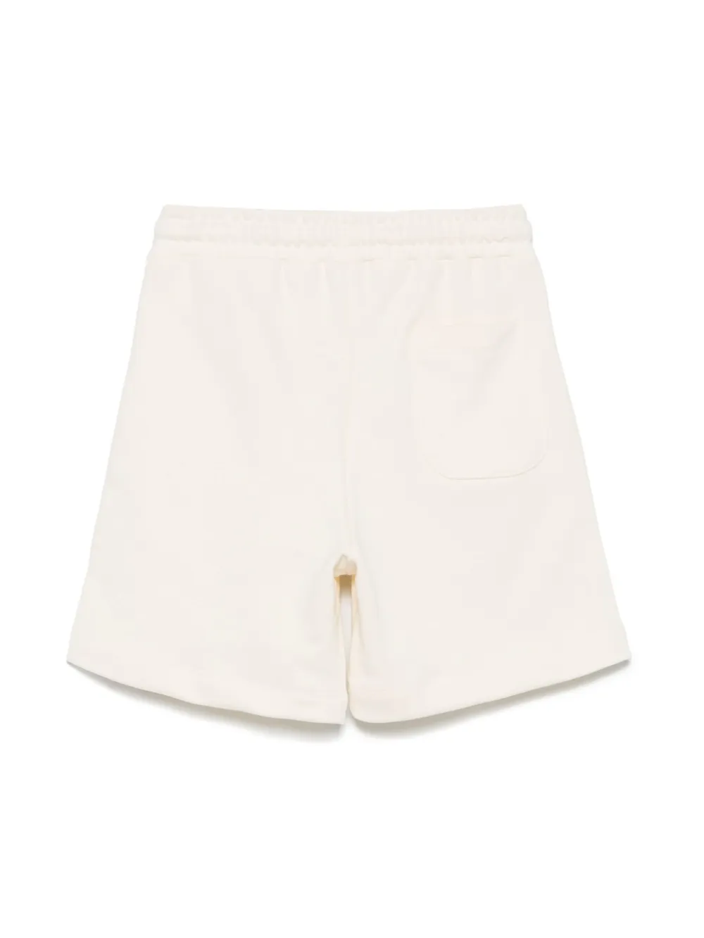 MSGM Kids Katoenen shorts met logoprint - Wit