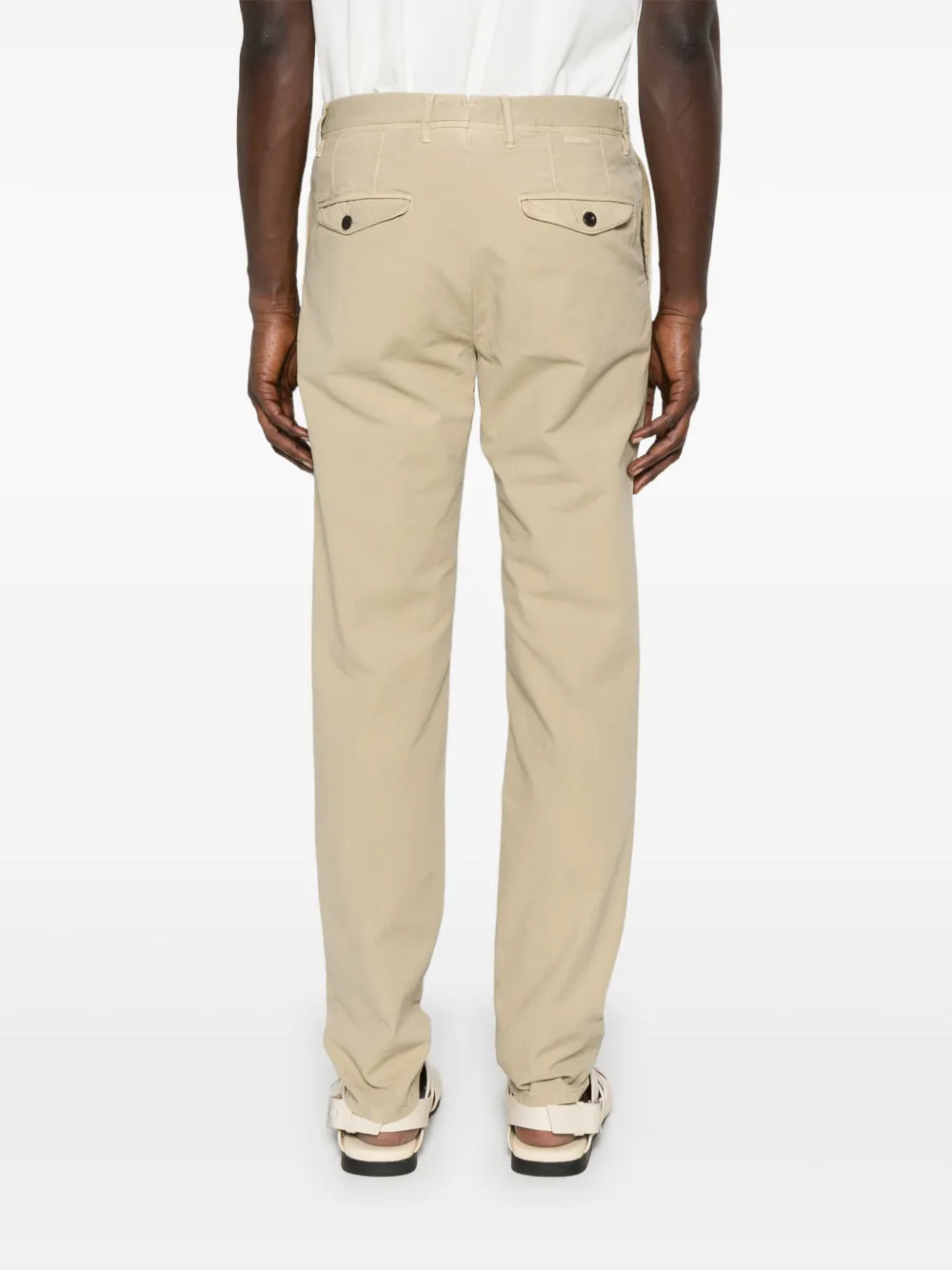 Incotex Broek met toelopende pijpen Beige