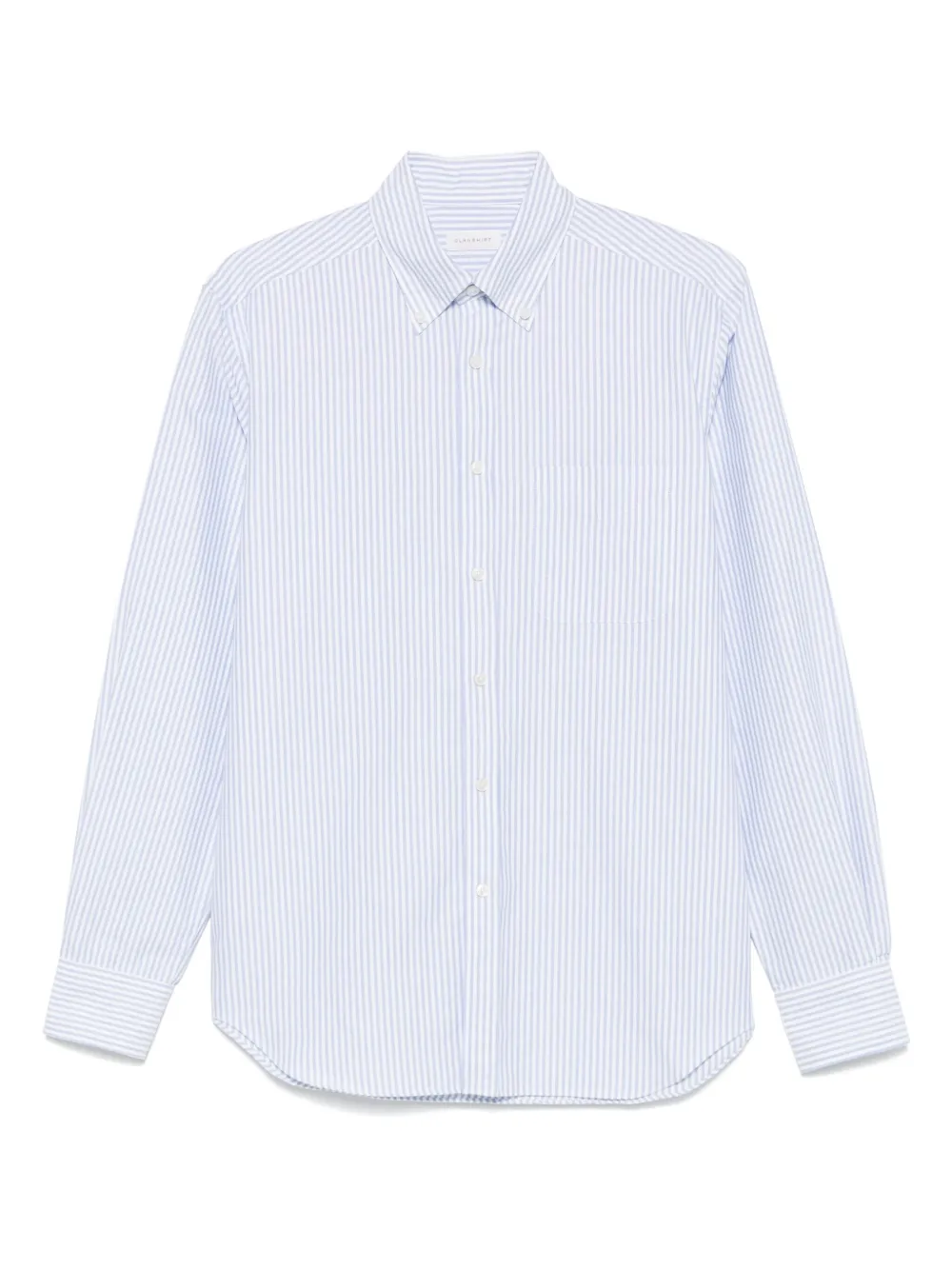 Glanshirt camisa con rayas estampadas | azul | Image 1