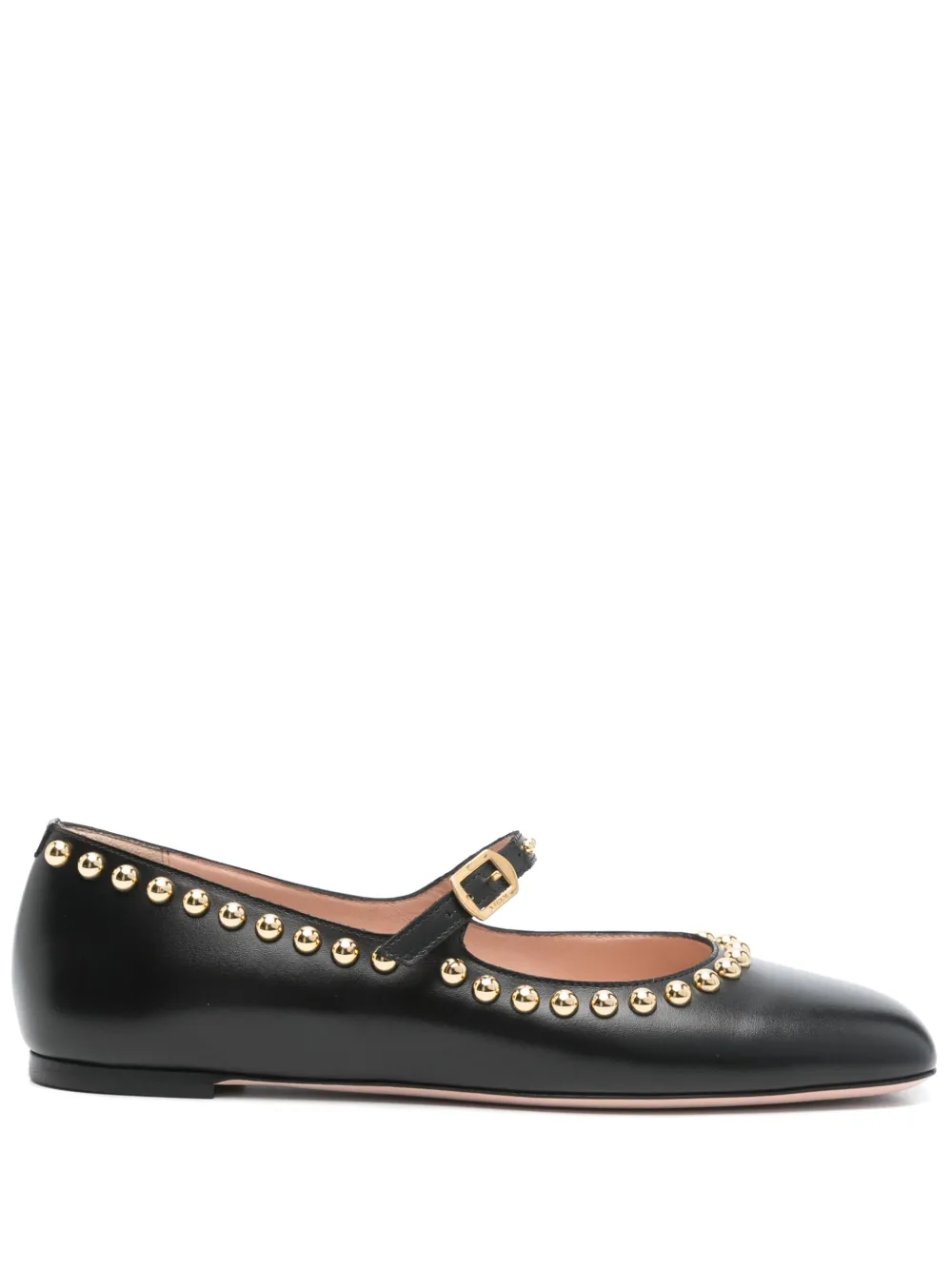 Bally Ballerina's verfraaid met studs Zwart