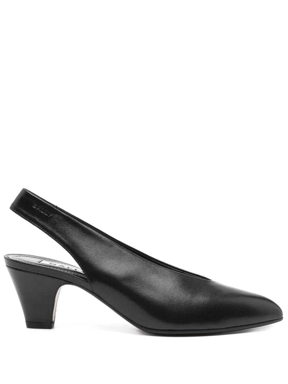 Bally 60mm leather pumps Black