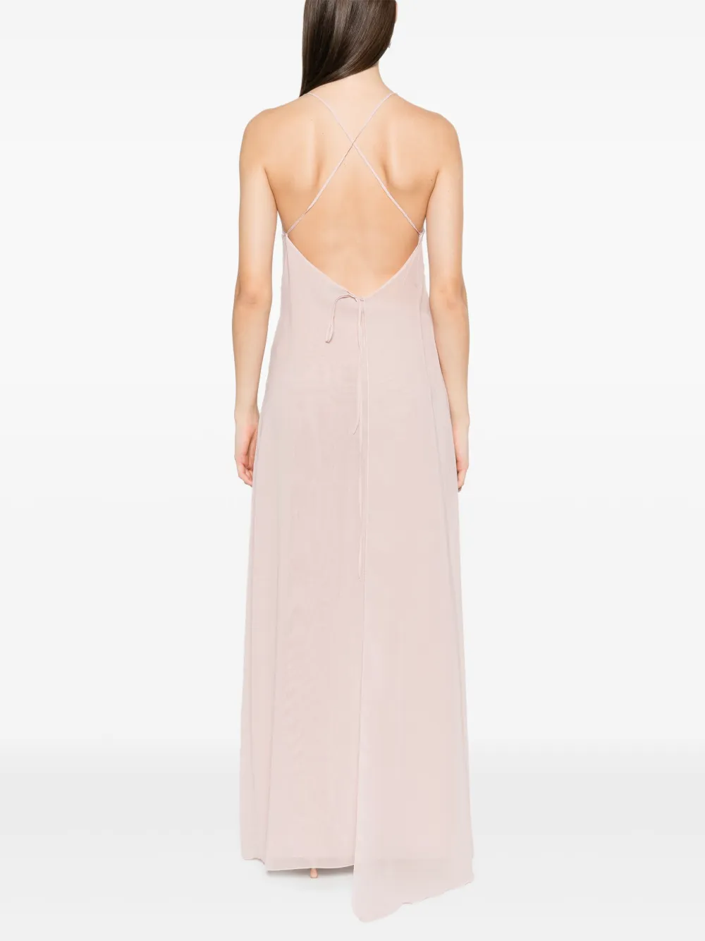Blumarine Jurk met bloemenpatch Roze