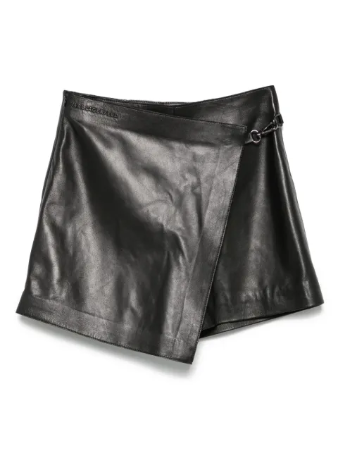 Karl Lagerfeld skorts de piel