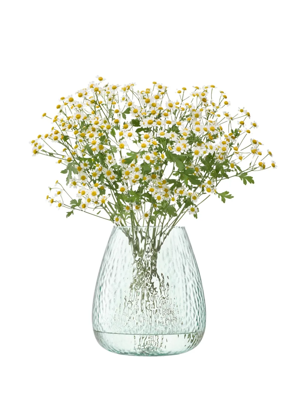 Shop Lsa International Medium Canopy Vase In Blue