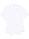 Comme Des Garçons Shirt asymmetric polo shirt - White