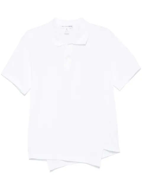 Comme Des Garçons Shirt asymmetric polo shirt