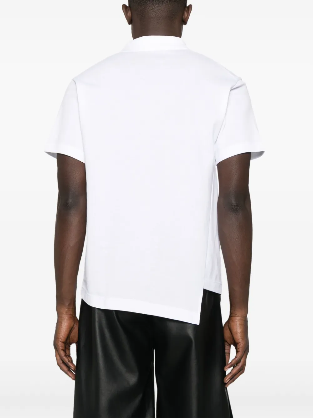 Comme Des Garçons Shirt Asymmetrisch poloshirt Wit