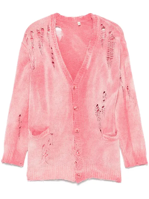 R13 distressed cardigan