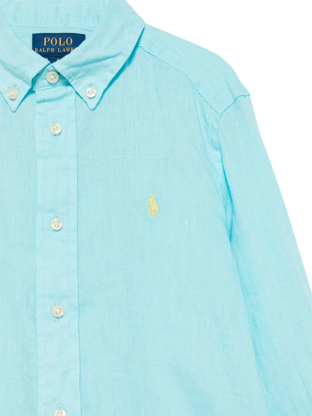 POLO RALPH LAUREN KIDS Linnen shirt Blauw