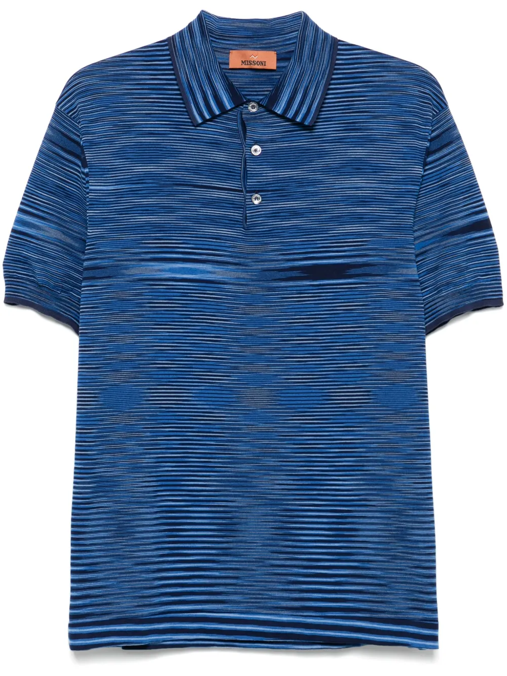 Missoni playera tipo polo con rayas estampadas | azul | Image 1