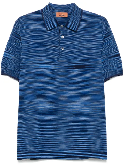 Missoni playera tipo polo con rayas estampadas