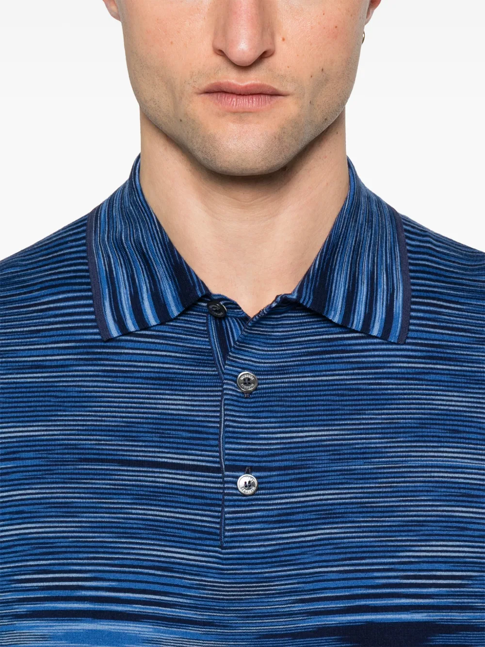 Missoni Gestreept poloshirt Blauw