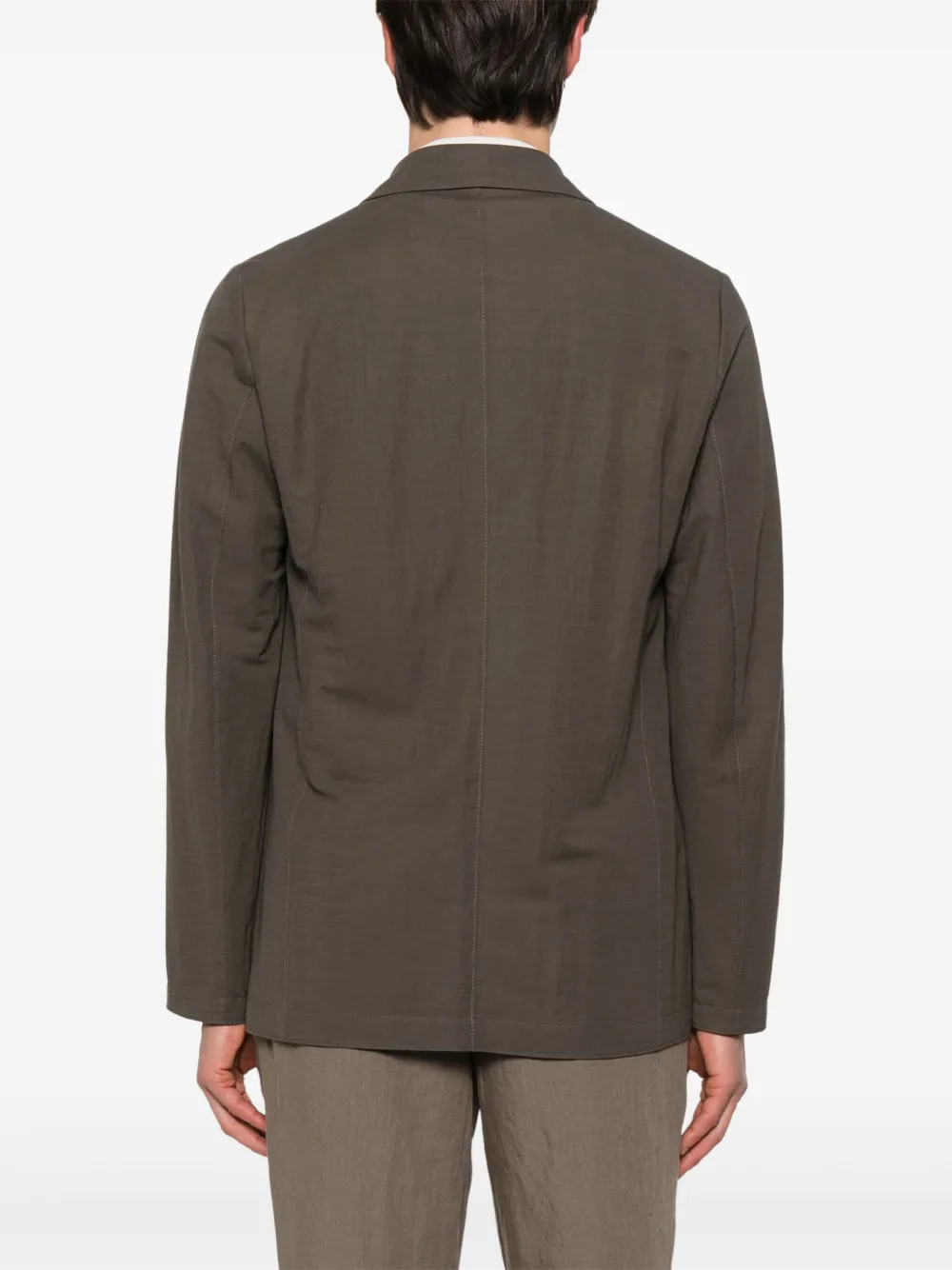 Harris Wharf London Blazer met enkele rij knopen Grijs