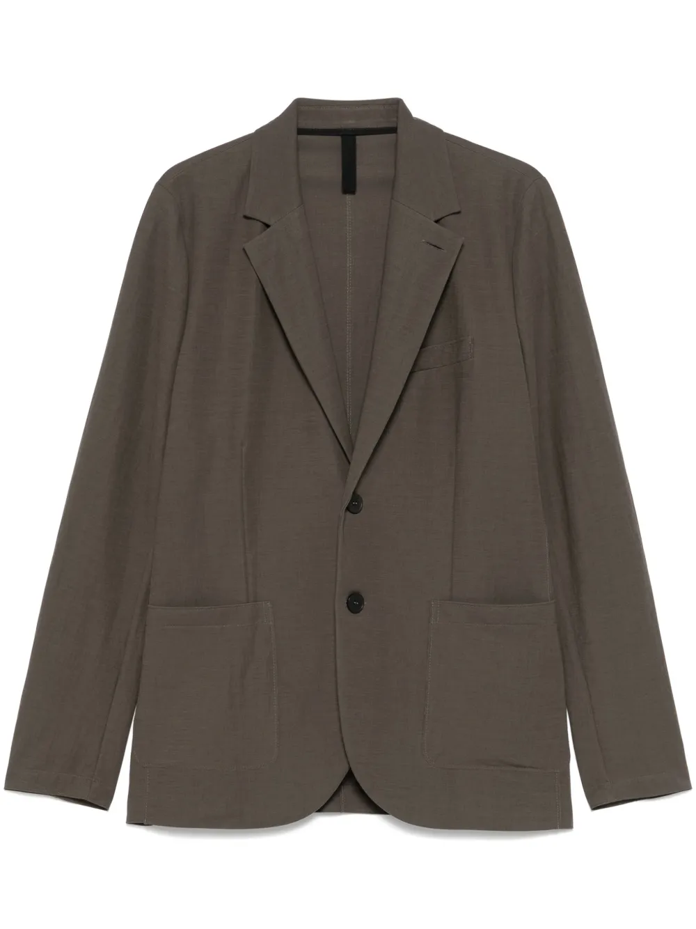 Harris Wharf London Blazer met enkele rij knopen Grijs