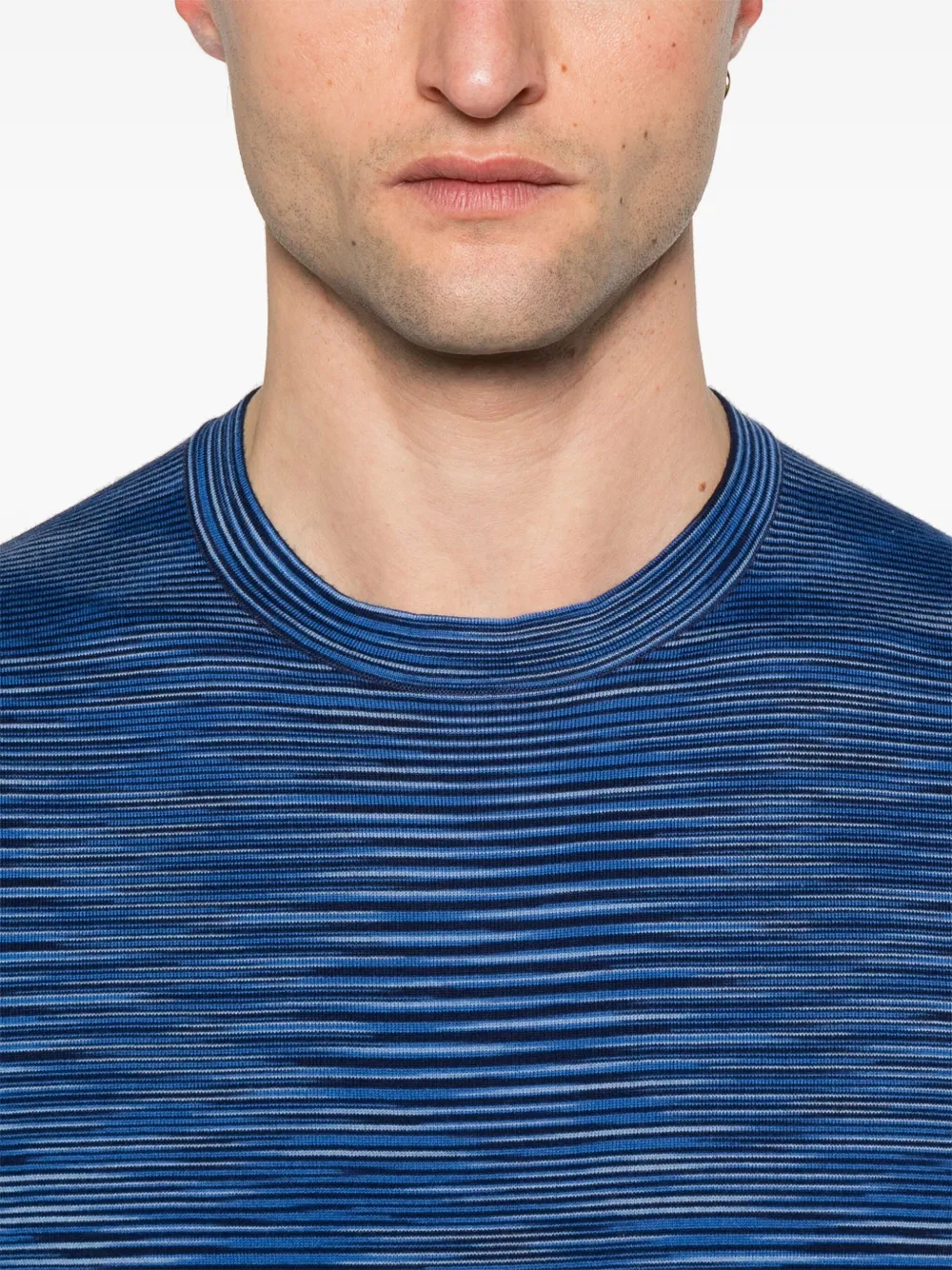 Missoni Gestreept T-shirt Blauw