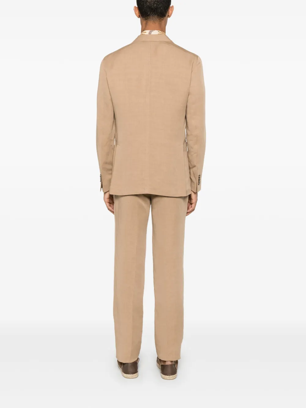 Boglioli Pak met enkele rij knopen Beige