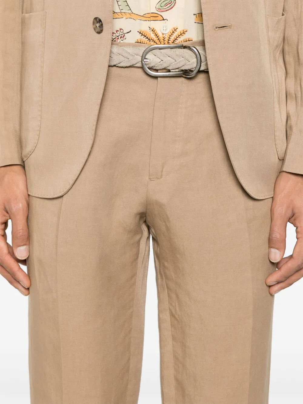 Boglioli Pak met enkele rij knopen Beige