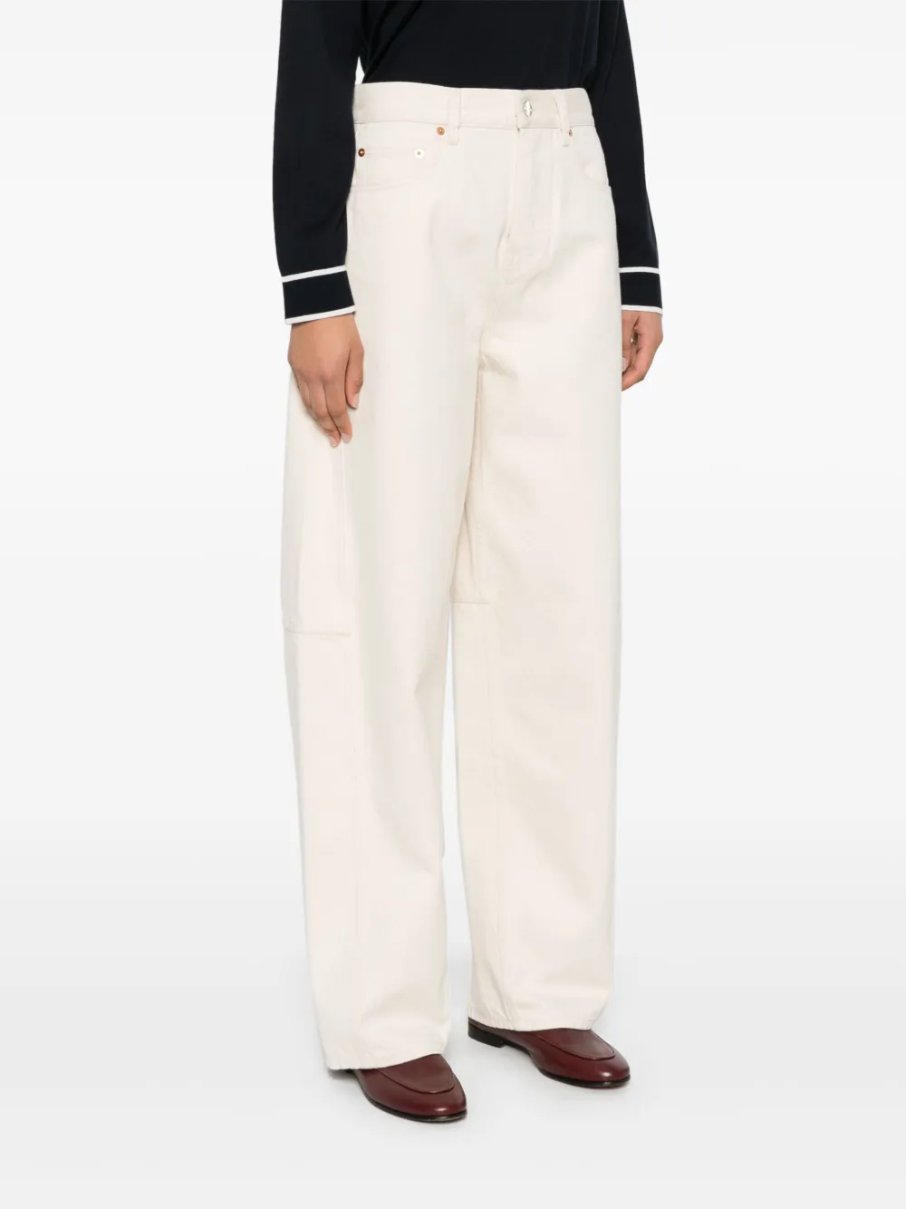 Gucci Jeans met toelopende pijpen Beige
