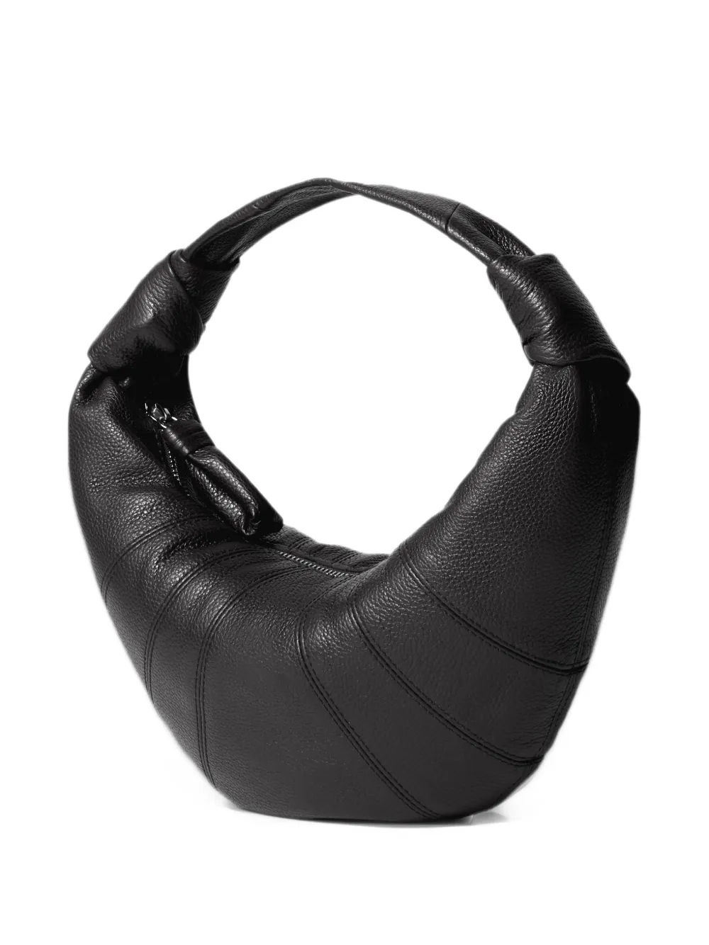 LEMAIRE Fortune Croissant kleine shopper Zwart