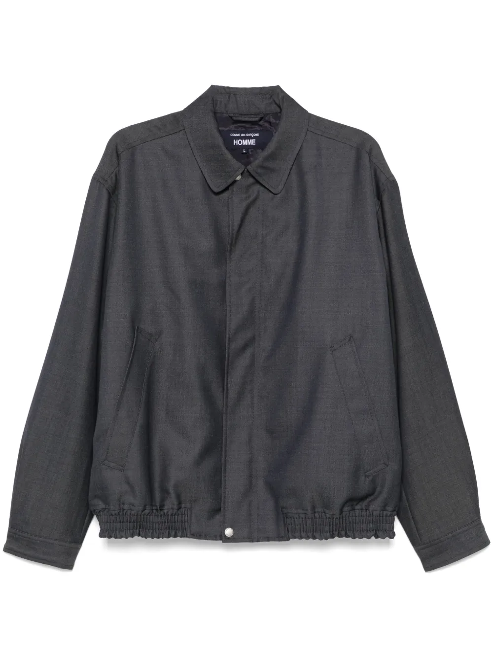Comme des Garçons Homme Chambray jack Blauw