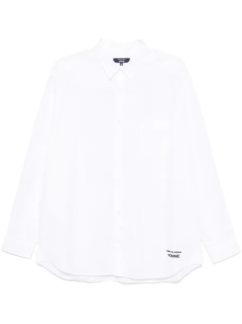 Comme des Garçons Homme logo-embroidered shirt